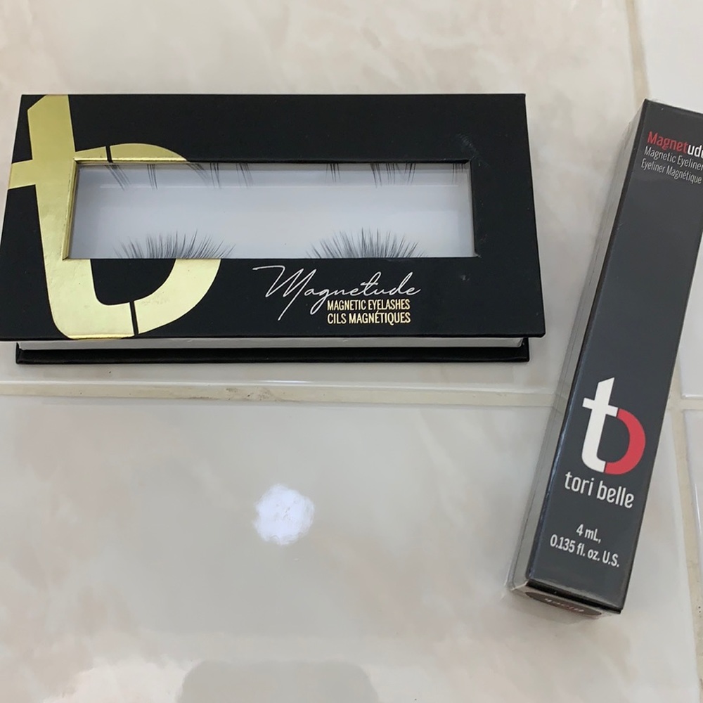 Tori Belle magnetic lashes and liner